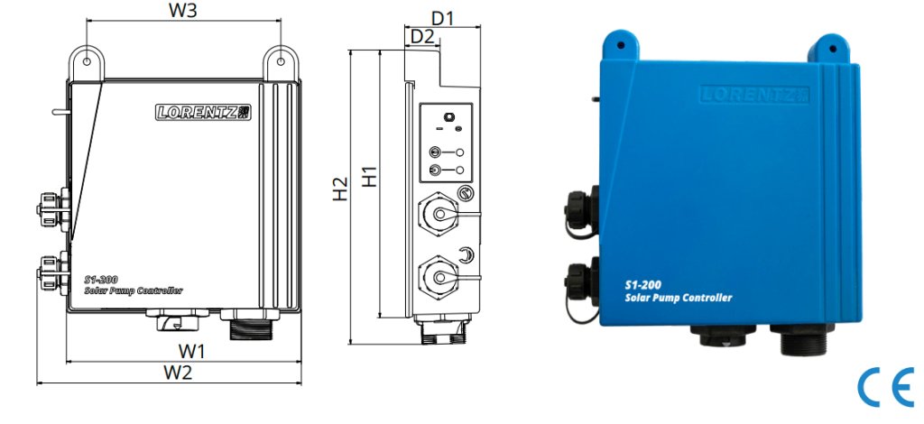 S1-200 Self-Install 15m Head Solar Pumping Kit - Lorentz Australia